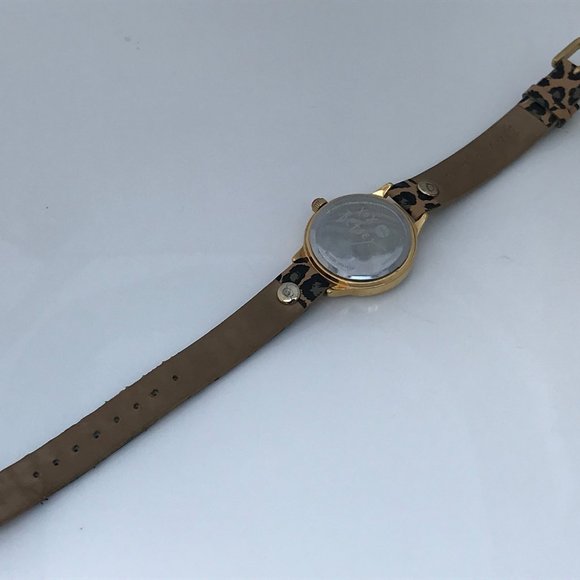 Betsey Johnson Women Watch Leopard Print Vegan Ban - Picture 9 of 11
